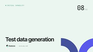 Why does my test only pass once Generate test data at runtime | Katalon Capability