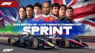 LIVE 🔴 | F1 - 2026 British GP | SPRINT RACE | Timing & Commentary | Silverstone | Sim Footage