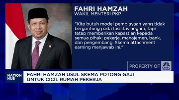 Fahri Hamzah Usul Potong Gaji Pekerja Untuk Cicil Rumah