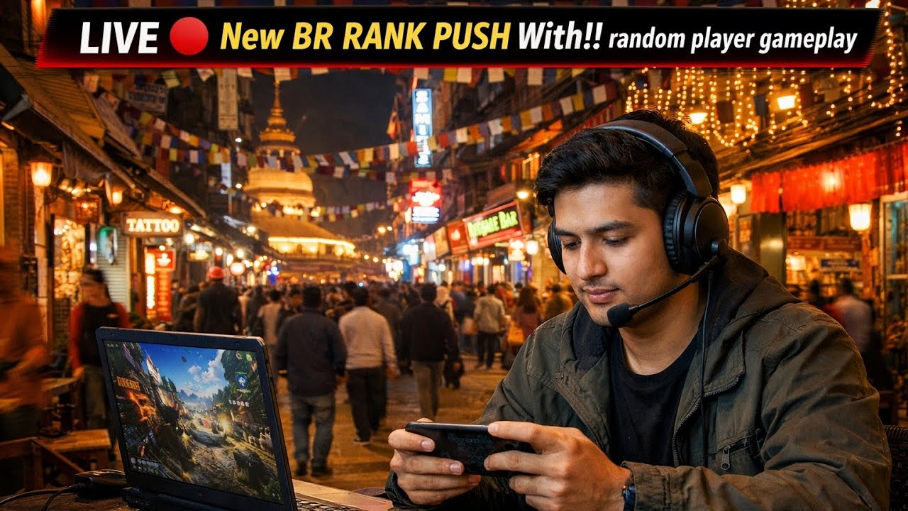 LIVE 🔴 NEW SEASON GRANDMASTER BR RANK PUSH With!! random player gameplay😱😱