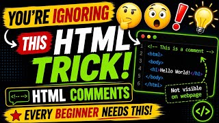 You're Probably Using HTML Comments Wrong! 😲