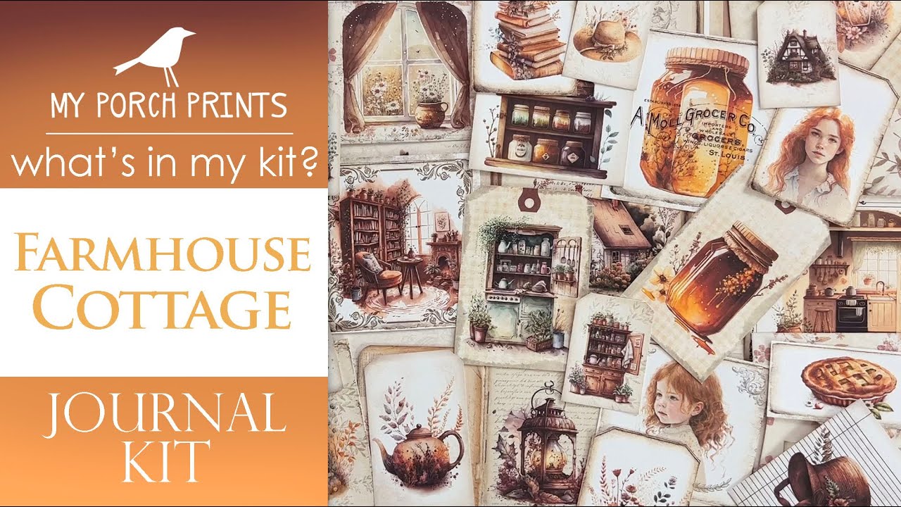 FARMHOUSE COTTAGE 🍂 | What's In My Kit 🤍| My Porch Prints Junk ...
