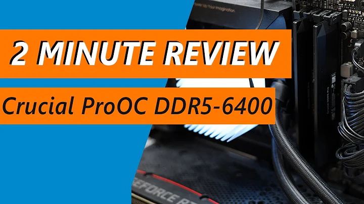 The Crucial Pro Overclocking DDR5-6400 2x16GB RAM is exactly what you expect - Review