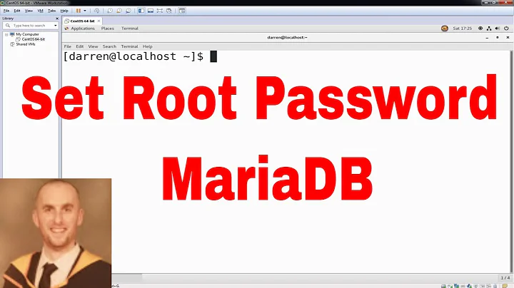Set root password MariaDB