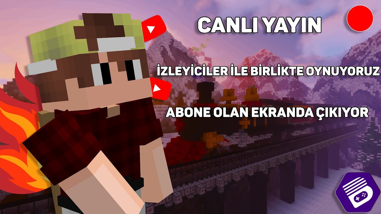 BLOCKSMC' DE YAYINDA OYNUYORUZ!!! #live #blocksmc #minecraft #craftrise ...
