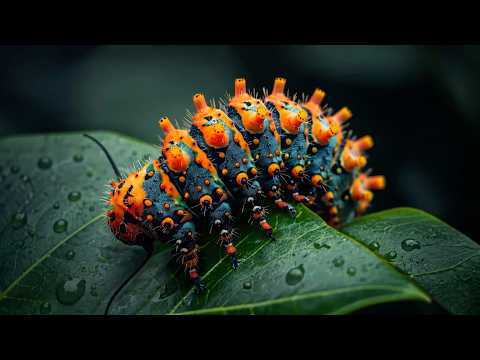 The Natural World: Saturnalia Caterpillar Screen Tests