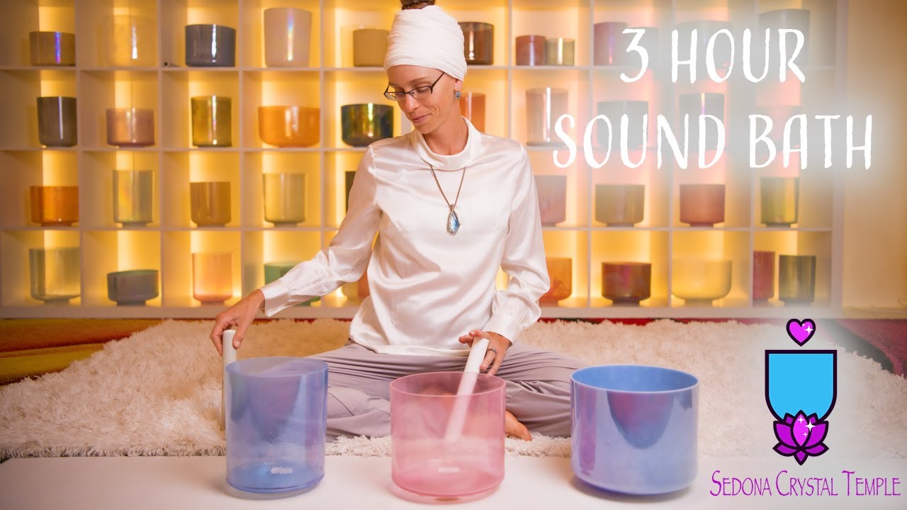 Harmonic Crystal Singing Bowl Sound Bath | "Diviners" - YouTube