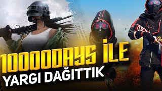 GROZA YOK EDİYOR! 10000DAYS İLE YARGI DAĞITTIK [PUBG]