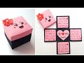 DIY : Beautiful Handmade Father&#39;s Day Explosion Box Making • How To Make Father&#39;s Day Explosion Box