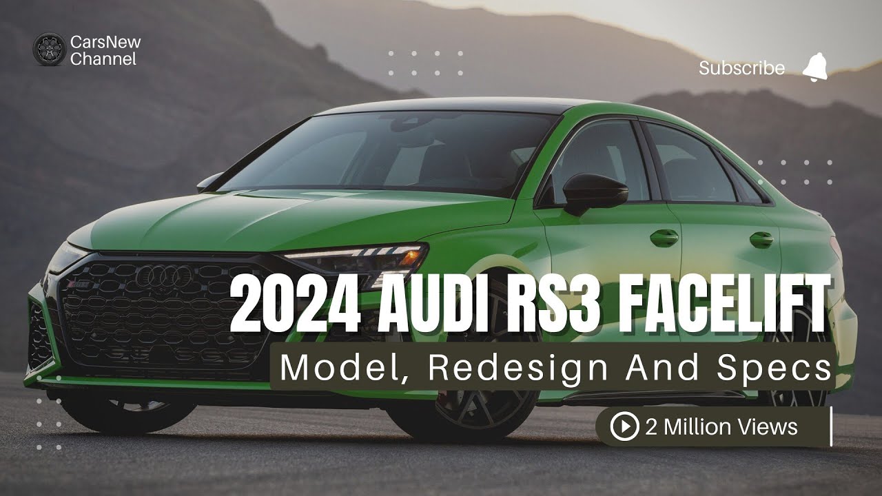 Audi RS 3 (2024): Facelift zeigt sich zum ersten Mal als Erlkönig