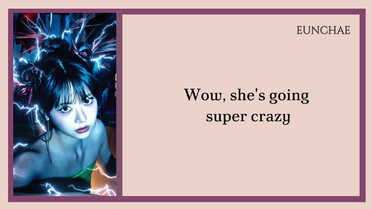 LE SSERAFIM CRAZY (English Ver.) KARAOKE with lyrics