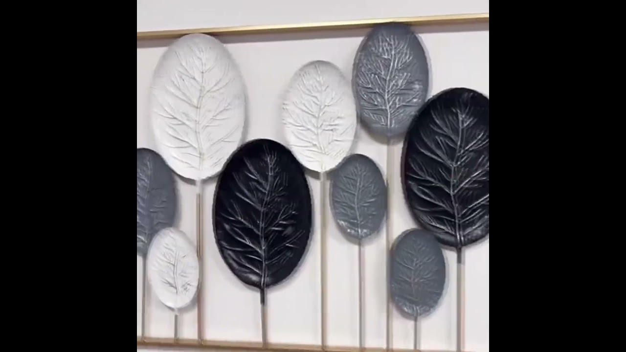 Metal Leaf Wall Art