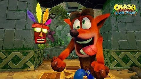 Crash Bandicoot on the run : gameplay Walkthrough part 1 - Tutorial first time (onAndroid)