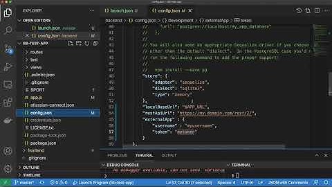 atlassian-connect-express 6: debug backend with Visual Studio Code