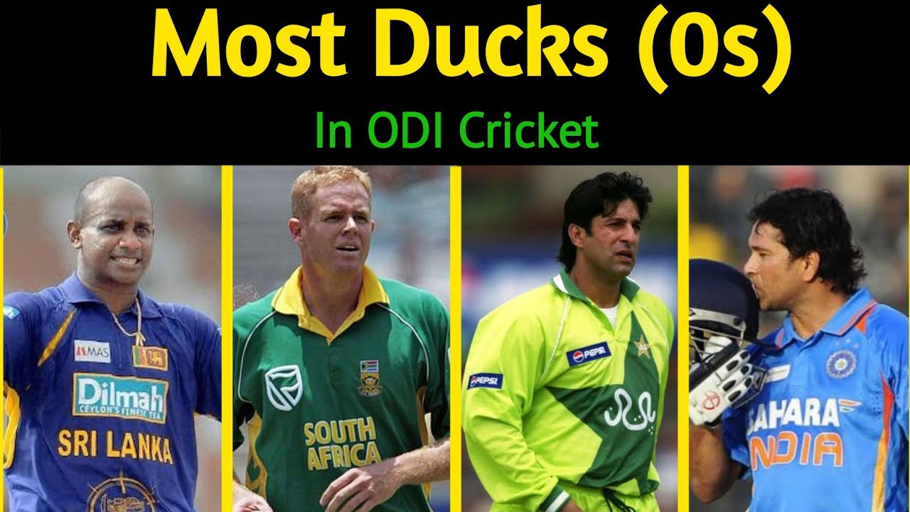 Most Ducks In ODI Cricket | Update 2024 - YouTube
