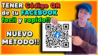 Cómo Tener el Código QR de mi FACEBOOK FACIL Y RAPIDO, NUEVO METODO 😎