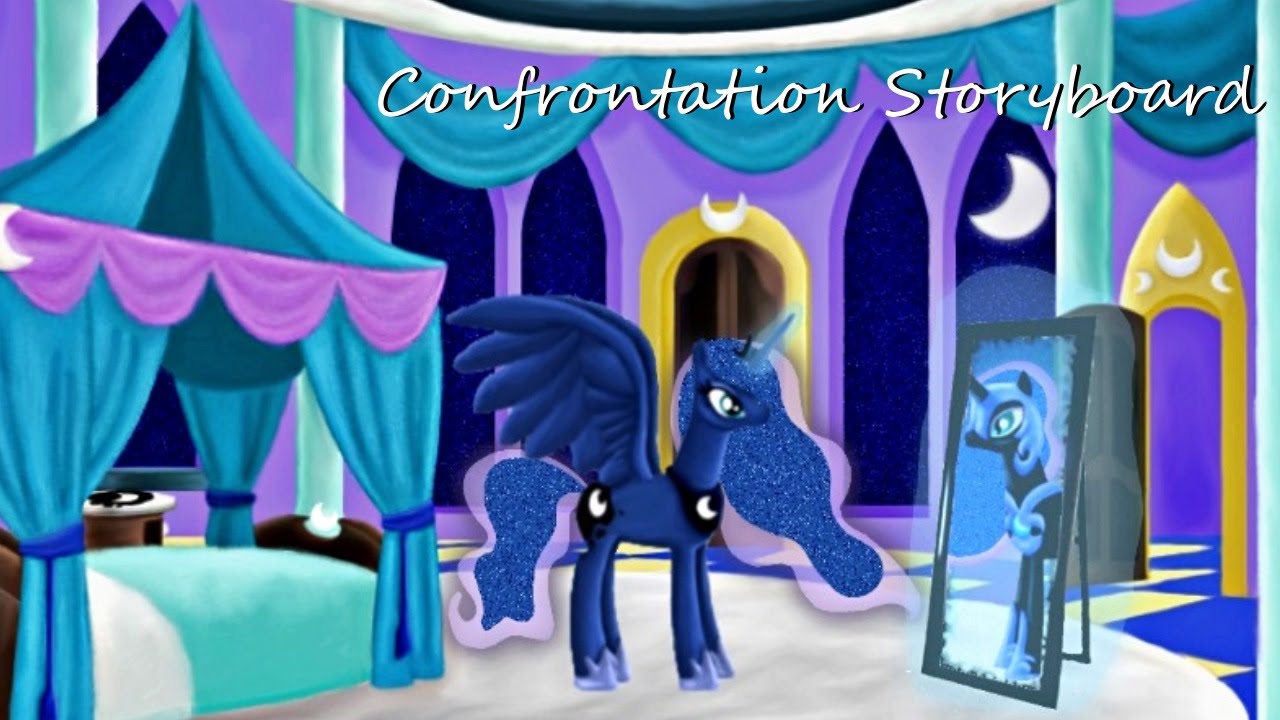 Confrontation: Luna VS Nightmare Moon Storyboard