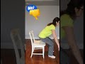 How to get up from a chair?