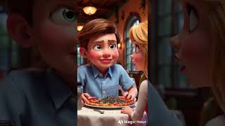 Trying to look cool on a dinner date goes wrong 🍕🤧