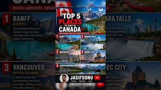 🇨🇦 Top 5 Places to Visit in Canada