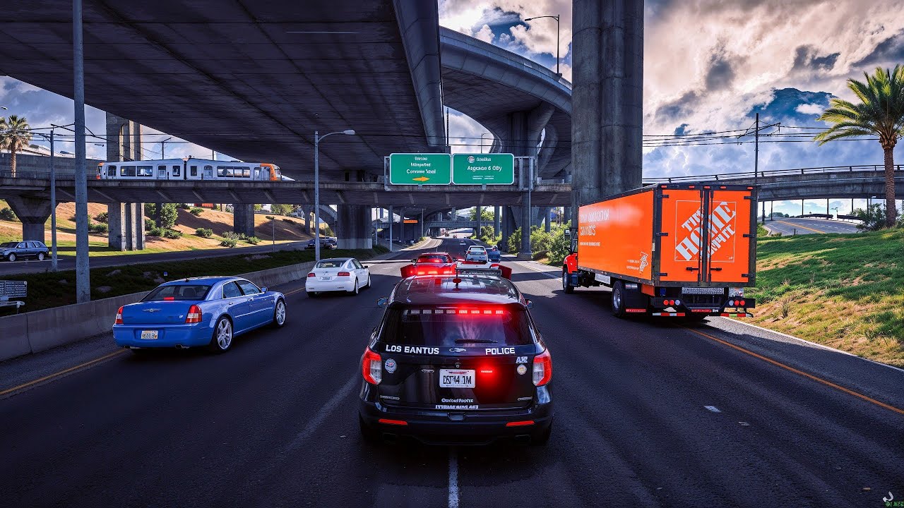 GTA 5 Realistic CITY Patrol | LSPDFR Cop Roleplay in