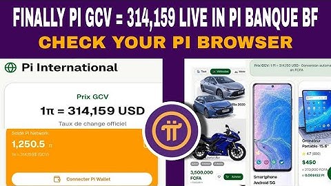 PI NETWORK NEW UPDATE: Shoping @ GCV = $314,159 In PI BANQUE PF | Pi Browser