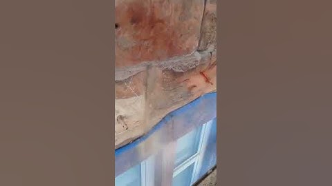 Cement pointing damage to sandstone building (part 2)