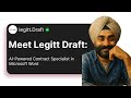 Meet Legitt Draft: AI-Powered Contract Specialist in Microsoft Word
