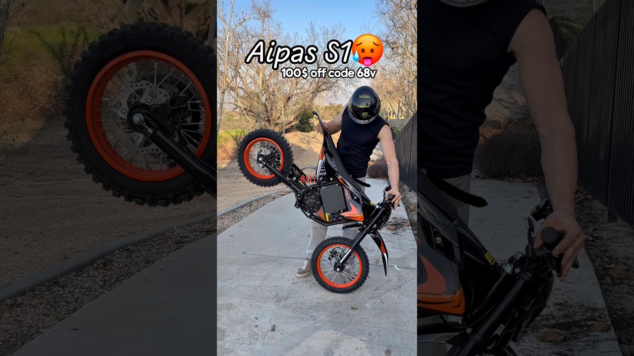 Aipas S1 😮‍💨 Используйте код «68V» @AipasEbike 