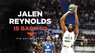 Jalen Reynolds Comes Back to VTB League with 22 PTS vs Zenit | Season 2022/23