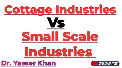 Cottage Industries Vs Small Scale Industries | Cottage Industries | Small Scale Industries | CUET