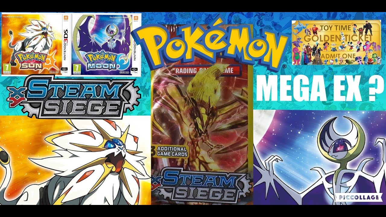 Pokemon Trading Card Game SUN AND MOON SPECIAL Steam Siege TCG GOLDEN