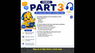 TOEIC Part 3 - Test 1 | Câu 56-58