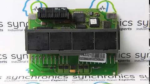 Siemens - SIMATIC S7-300 ANALOG INPUT SM 331 1p 6ES7 331-7KF01-0AB0 8 Channel Repaired at Synchronic