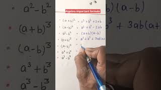Algebra Formulas in 60 Seconds ⏱️ | Class 8–10