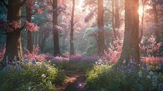 🌫️ Peaceful Foggy Morning Forest | Calming Birdsong & Woodpecker Sounds for Relaxation & Focus screenshot 2