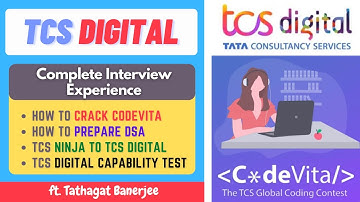 TCS Interview Experience | CodeVita | TCS Ninja to Digital | TCS Digital Capability Test