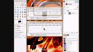 How to make the sprite's background transparent using GIMP