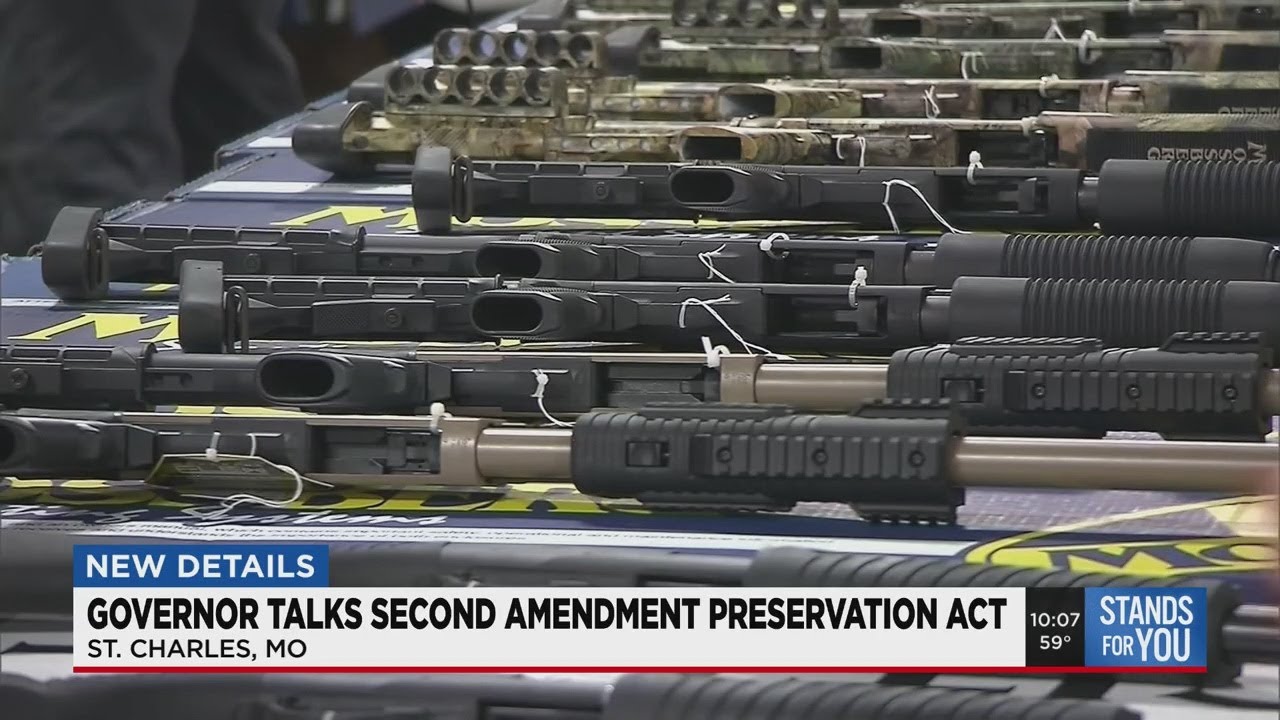 Missouri governor talks Second Amendment Preservation Act - YouTube