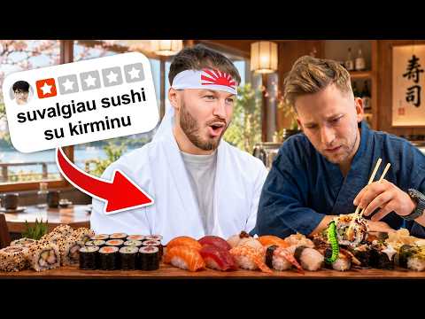 Išbandėme BLOGIAUSIĄ Sushi Lietuvoje