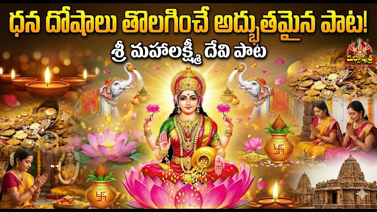 ధన దోషాలు తొలగించే శ్రీ మహాలక్ష్మీ దేవి అద్భుతమైన పాట 🙏🙏|| Sri Mahalakshmi Devi Devotional Song