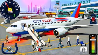ফ্লাইট এয়ারপ্লেন সিটি পাইলট সিমুলেটর - বোয়িং প্লেনের জরুরি অবতরণ - অ্যান্ড্রয়েড গেমপ্লে। #গেম screenshot 1
