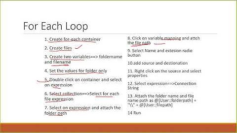 Part 20 SSIS Crash Course in Amharic language   For each Loop