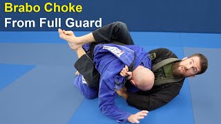 Lapel Grip in Full Guard for Breaking Posture and Setting Up Submissions