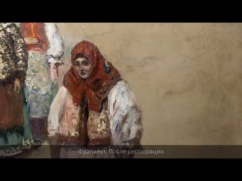 «Базар у пристани в Архангельске»