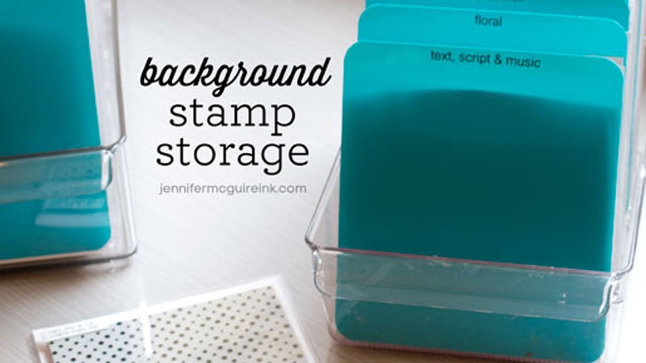 6x6 Background Stamp Storage