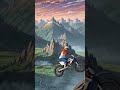 🏍️ Dangerous Mountain Bike Jump 😱  # Ninja hattori