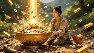 Beggar girl finds MAGIC BOWL, copies treasures, shocks royals, becomes richest woman! #drama