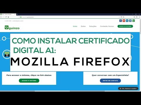 Vídeo: Como faço para impedir que o Firefox rejeite certificados?