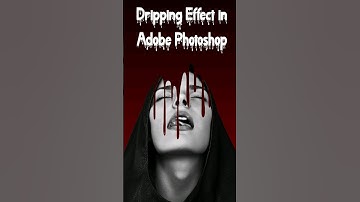 Best & easiest way make a dripping effect in photoshop #editing #photoshoptutorial